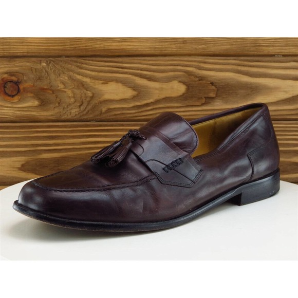 Johnston & Murphy Sz 12 Loafer Brown‎ Leather Men Slip On M - Picture 1 of 11